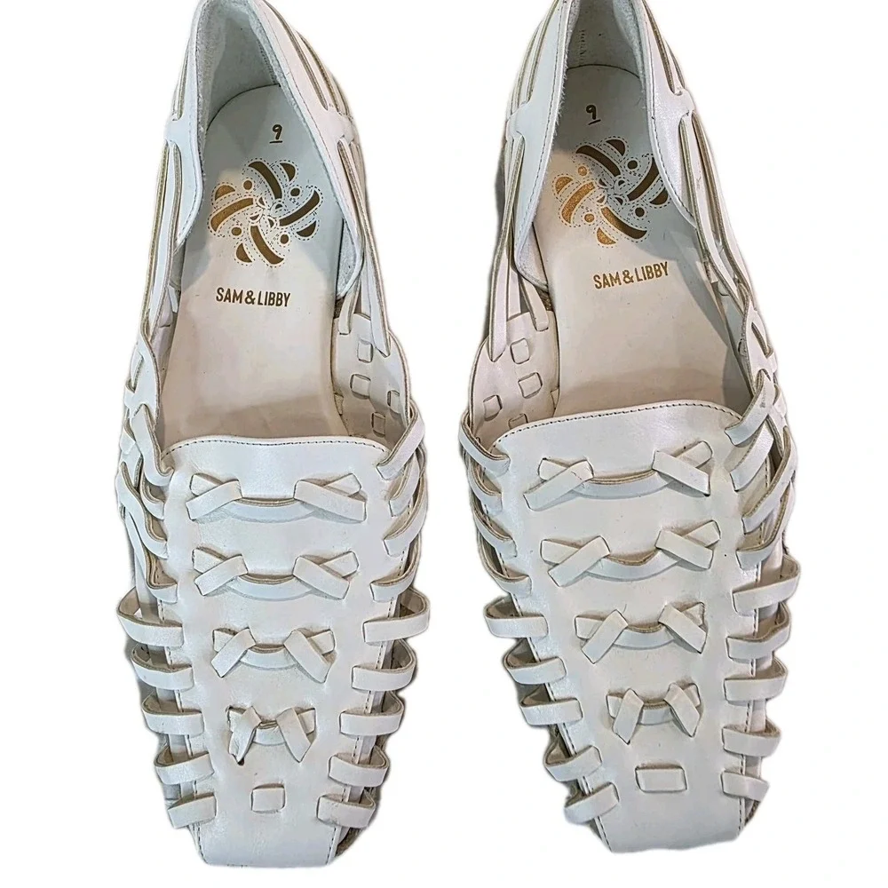 Sam & Libby Women's Asha‎ Espadrille Bright White Casual Size 9 New Shoe
